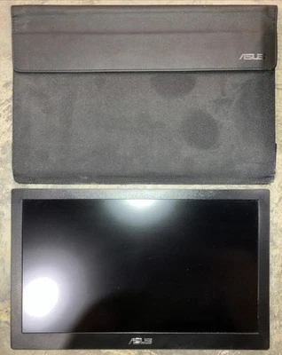 ASUS MB169B+ 15.6" Portable USB 3.0 Monitor 1080p Display W/ Case & USB TESTED - Image 1 of 2