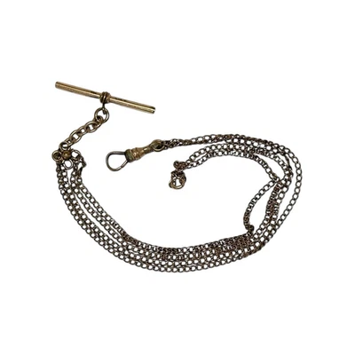 ANTIQUE VICTORIAN GOLD FILLED POCKET WATCH CHAIN - Image 1 of 3