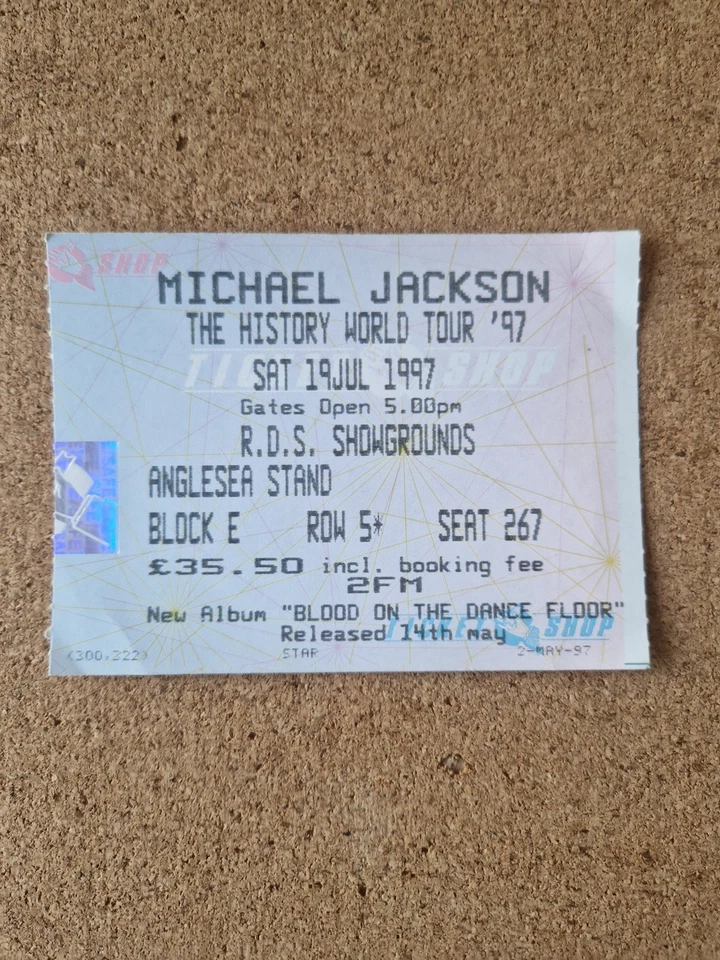 ticket stubs Music Memorabilia - Image 1 of 1