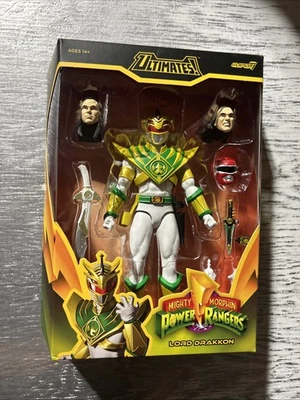 Super7 ULTIMATES! Figura de acción Mighty Morphin Power Rangers Lord Drakkon 7" NUEVA Foto 1 de 4