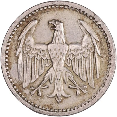 1924 Germany Silver Drei Mark - Cleaned - Image 1 of 2