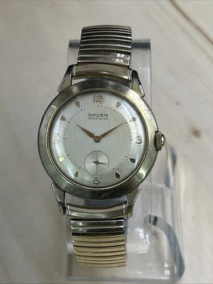Gruen Precision 1950s Cal.415 17 Jewel Swiss Made Mens Manual Wristwatch - Runs - Image 1 of 4