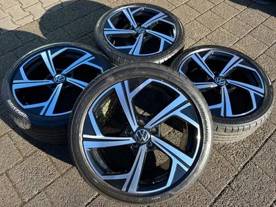4 ORIGINAL 18" ALU SOMMERRÄDER VW GOLF VIII 8 JEREZ 5H0601025Q 225/40R18 92Y TOP - Bild 1 von 4