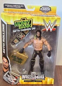 WWE Elite Seth Rollins Cashes In Money In The Bank Actionfigur Neu OO - Bild 1 von 3