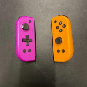 Nintendo Switch Ergonomic Third Party Controllers - Pink/ Orange - Picture 1 of 6