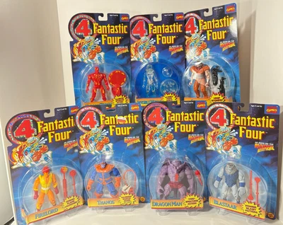 Marvel Comics 1995 Fantastic Four Lot of 7 Action Figures Toy Biz NEW - Image 1 of 4