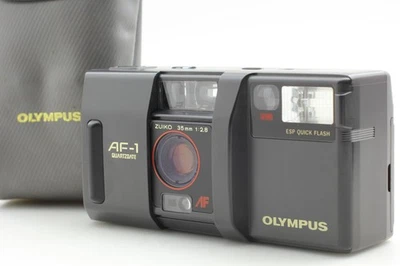 [ALMOST MINT w/ Case]  Olympus AF-1 Point & Shoot Film Camera From JAPAN #815 - Image 1 of 4