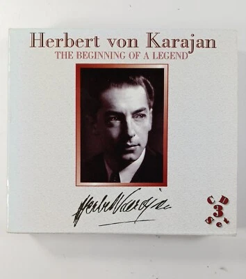 Brand New Herbert von Karajan 3-disc Box Set CD / Beginning of a Legend / BCI - Image 1 of 3