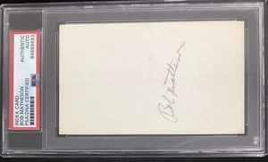  Bob Matheson Signed Index Card Football Miami Dolphins Autograph PSA/DNA - Picture 1 of 2