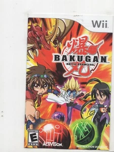 Bakugan Nintendo Wii MANUAL ONLY Authentic NO TRACKING - Picture 1 of 1