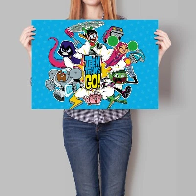 Teen Titans Go! Poster Kids TV Series Art Print A2 A3 - image 1 of 4