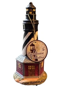 Lighthouse Collection Cape Hatteras, NC Porcelain Lighthouse 7.5” Tall - Picture 1 of 15