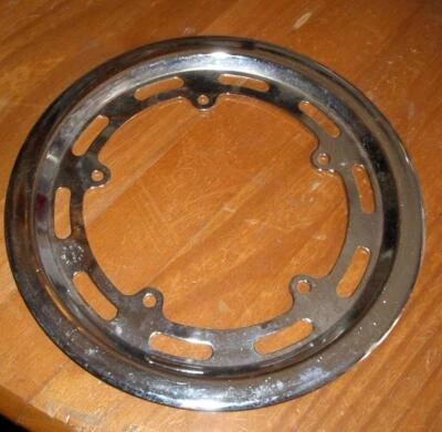 De colección NOS Bicicleta de Carretera Nervar Estampado Cromo Chainguard Foto 1 de 2