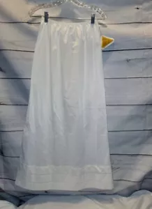 Vtg NEW Montgomery Ward M 8652 Antron Nylon Adjustable Hem Maxi Anti Cling Slip - Picture 1 of 12
