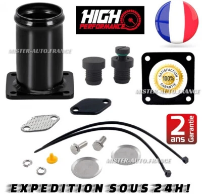 KIT DE SUPPRESSION VANNE EGR + BOUCHON ✅BMW E46 E39 E53 E83 E38 318D 320D 330D + - Photo 1/4