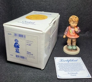 M.J. Hummel Goebel Delicious  435/3/0 with Box & COA 3 7/8" TMK 7 Child Enjoying - Picture 1 of 4