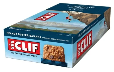 12 x CLIF BAR Energieriegel Peanut Butter Banana Erdnuss 12x68g OVP MHD 01.2026 - Bild 1 von 3