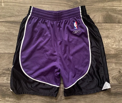 Vintage Reebok Authentic Sacramento Kings NBA Basketball Shorts Men's Size 34 Cover
