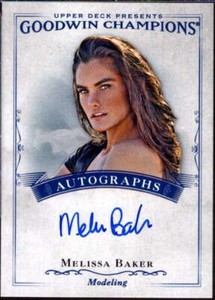 Melissa Baker Card 2016 Upper Deck Goodwin Champions Autographs #AMB 