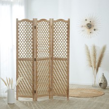 Paravent divisorio legno parete divisoria protezione visiva separatore ambiente 3x Homestyle4u