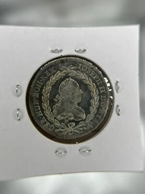 Austria 1786-F 20 Kreuzer Silver Coin:  Joseph II - Image 1 of 2
