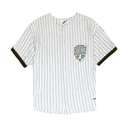 Vintage Anaheim Mighty Ducks Ravens Athletic Baseball Jersey Size XL 90s NHL Cover