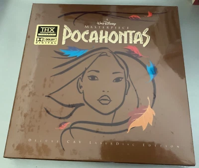 Disney’s Pocahontas Deluxe Laserdisc CAV Letterbox Edition 3-Disc Box Set SEALED - Image 1 of 4