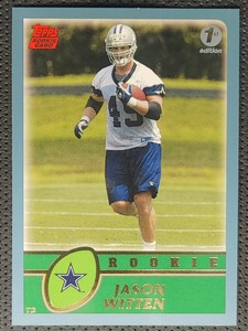 2003 Topps Football 1st Edition Jason Witten Rookie RC Dallas Cowboys 