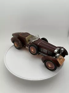 Franklin Mint 1924 Hispano-Suiza Tulipwood Wood & Copper 1:24 Diecast - Picture 1 of 8