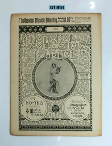 National Home Music Journal 1901 Chicago Book News Co. Sheet Music M164 - Picture 1 of 3