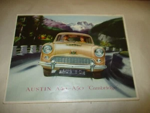 Austin A-40-A50 Cambridge Car Brochure Publication 1129/D Nottingham UK (1950's) - Picture 1 of 17