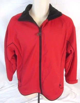 Chaqueta Abrigo Mujer Zorrel Roja Talla Mediana Cremallera Frontal Forrada de Vellón J334 Foto 1 de 4