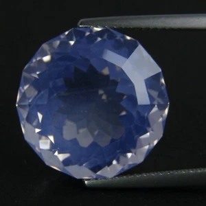 17.36Cts Genuine Natural Lavender Color Quartz Round Custom Cut Loose Gem  VDO - Picture 1 of 4