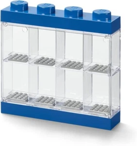 LEGO MINIFIGURE DISPLAY CASE BLUE SIZE 12.5 x 12.5 x 17.98 cm; 22 g NEW - Picture 1 of 3