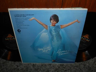 Connie Francis My Best To You! vinyl 2 LP GATEFOLD COVER MGM LOUNGE LP - Image 1 of 4