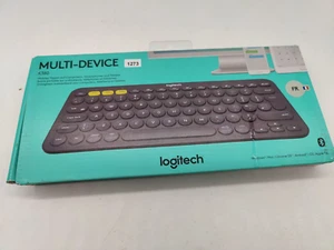 Logitech K380 Kabellose Bluetooth-Tastatur, Multi-Device & Easy-Switch AZERTY - Bild 1 von 4