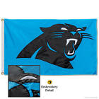 Carolina Panthers Applique and Embroidery Nylon Flag