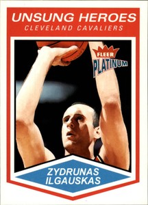 2003-04 Fleer Platinum Basketball #145 Zydrunas Ilgauskas UH