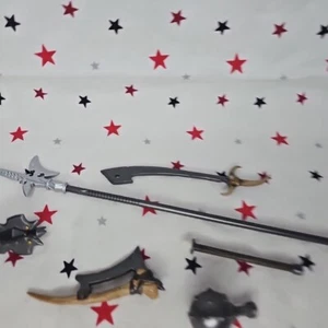 Mythic Legions Weapons Pack 2 Original 1.0 Kickstarter Orc Sword Axe Halberd - Picture 1 of 3