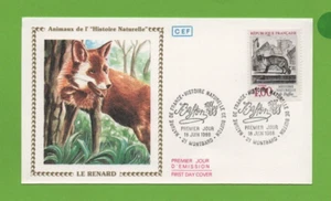 FDC 1988 - History Natural Buffon - the Fox ( Ref. 1532) - Picture 1 of 2