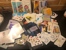 Board Game Pieces  Cards Craft Lot 2.5 lbs + mixed media art objects over 300