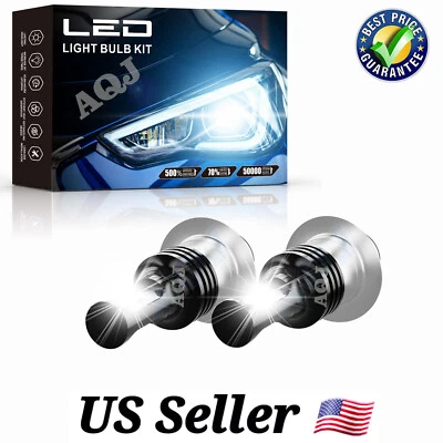 2 Super LED light bulbs for 1993-1999 Kawasaki KLF400B Bayou 4x4 ATV Headlight Foto 1 de 4