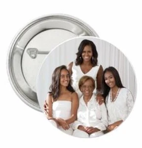Michelle Obama "Legado" 3" Botón/en Ver a través de Caja de Regalo - Imagen 1 de 2