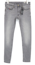 DIESEL Sleenker-X RM013 W30/L32 Men Jeans Slim Skinny Stretch Grey Low Waist