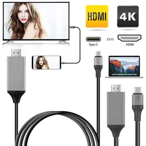 4K 2M 30Hz USB 3.1 Typ-C USB-C zu HDMI HDTV Kabel für Samsung Galaxy Note 8 S9 - Bild 1 von 9