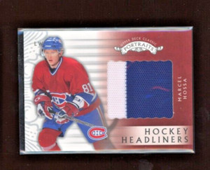 2003-04 Upper Deck Classic Portraits Headliners Jersey Marcel Hossa  *S7135