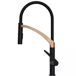 Hommix Rubineta Ultima-50 Mixer da cucina estraibile collo in silicone nero/oro rosa ( - Foto 1 di 8