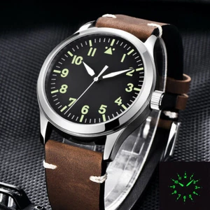 Men's Watch Luminous 42mm Sterile Dial Sapphire Japan Miyota Mechanical Watch - Picture 1 of 15
