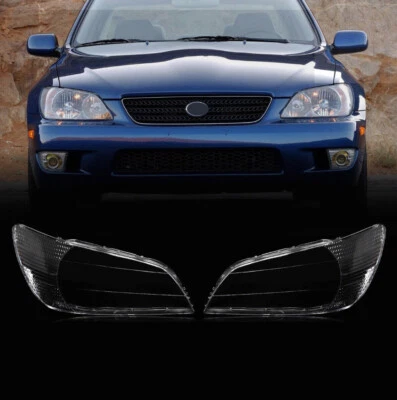 Reemplazo de carcasa de faro de 2 piezas para Lexus IS300 2001-2003 cubierta de lente de faro transparente Foto 1 de 4