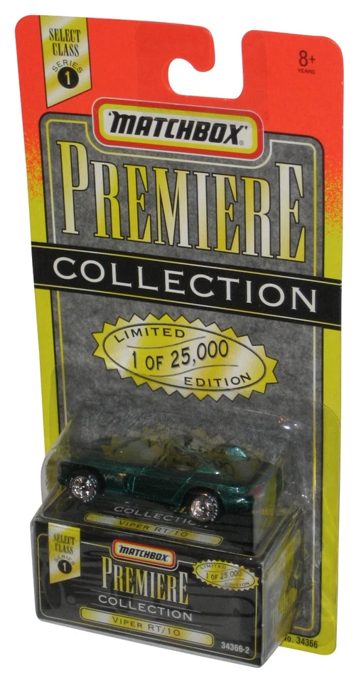 Matchbox Premiere Collection Series 1 (1995) Green Viper RT/10 Toy Car - Image 1 of 1